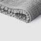 2-Piece Plush Chenille Bath Mat Set – Soft & Absorbent Bathroom Rugs, Light Grey