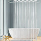 70" x 72" Clear Transparent Vinyl Shower Curtain Liner – Waterproof & Durable Bathroom Essential